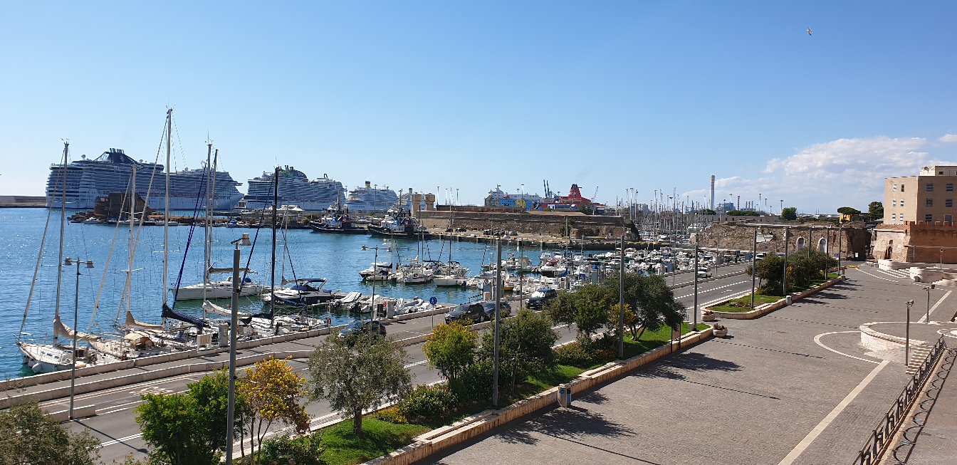 Civitavecchia port of Rome